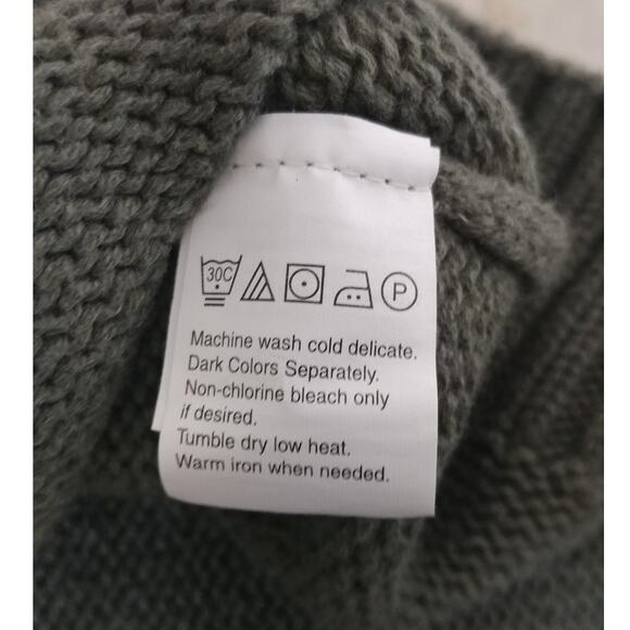 Chaps Crew Neck Sweater Size XL Olive Green (CL) - Picture 5 of 6